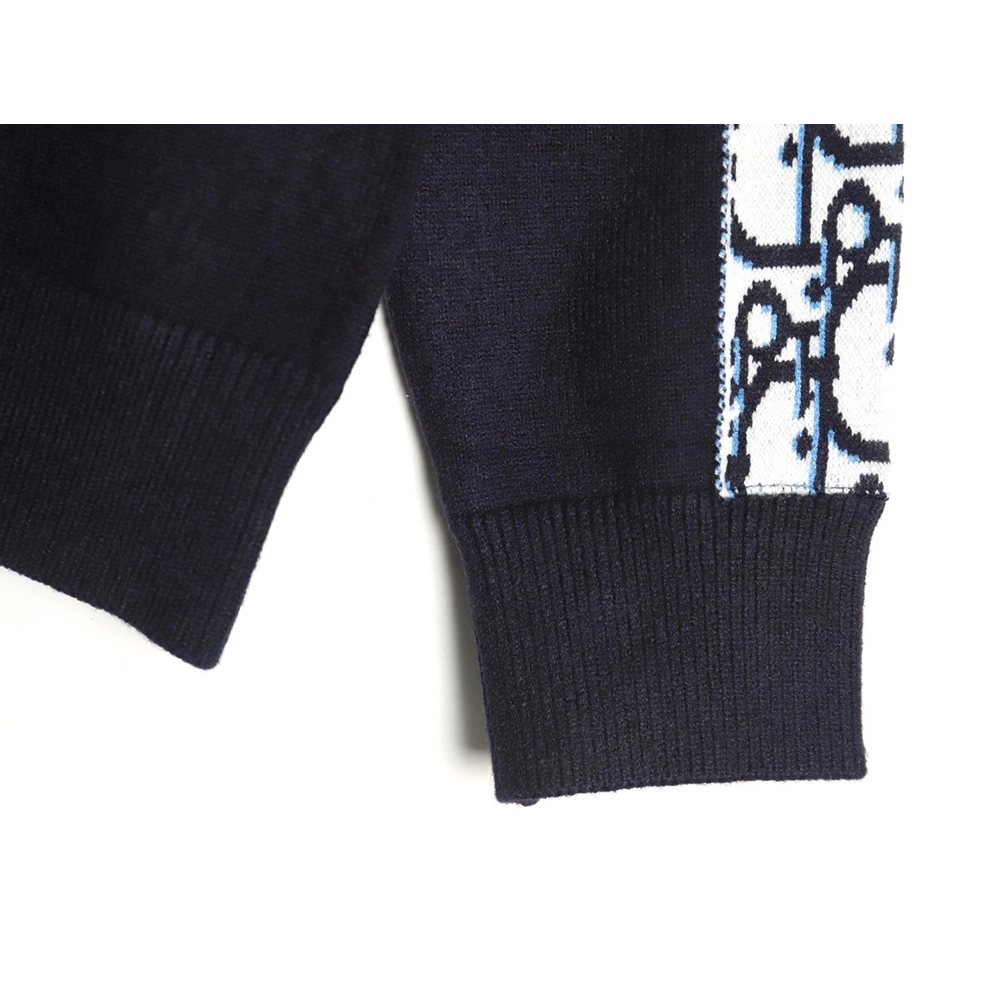 Dior side letter LOGO webbing crew neck sweater,Dior