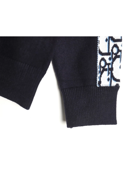 Dior side letter LOGO webbing crew neck sweater,Dior