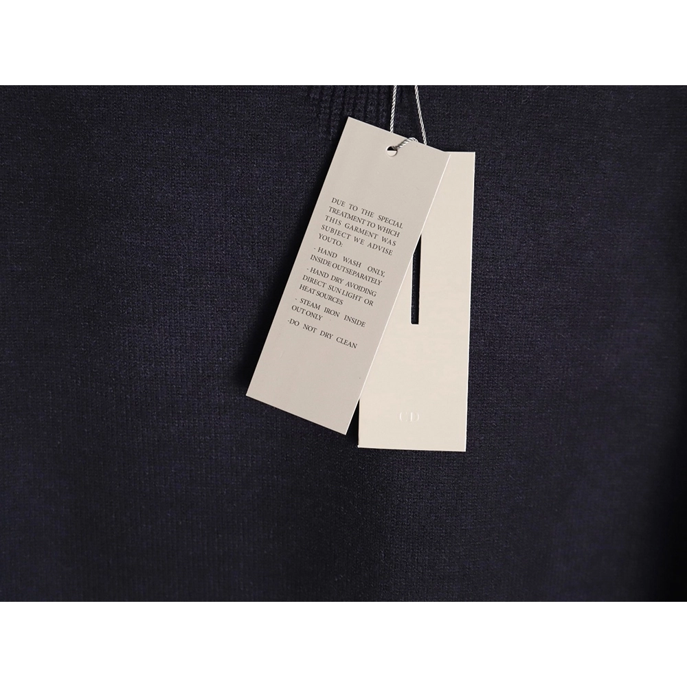 Dior side letter LOGO webbing crew neck sweater,Dior