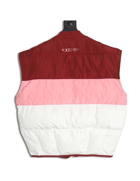 Dior embroidered removable sleeve cotton jacket,Dior