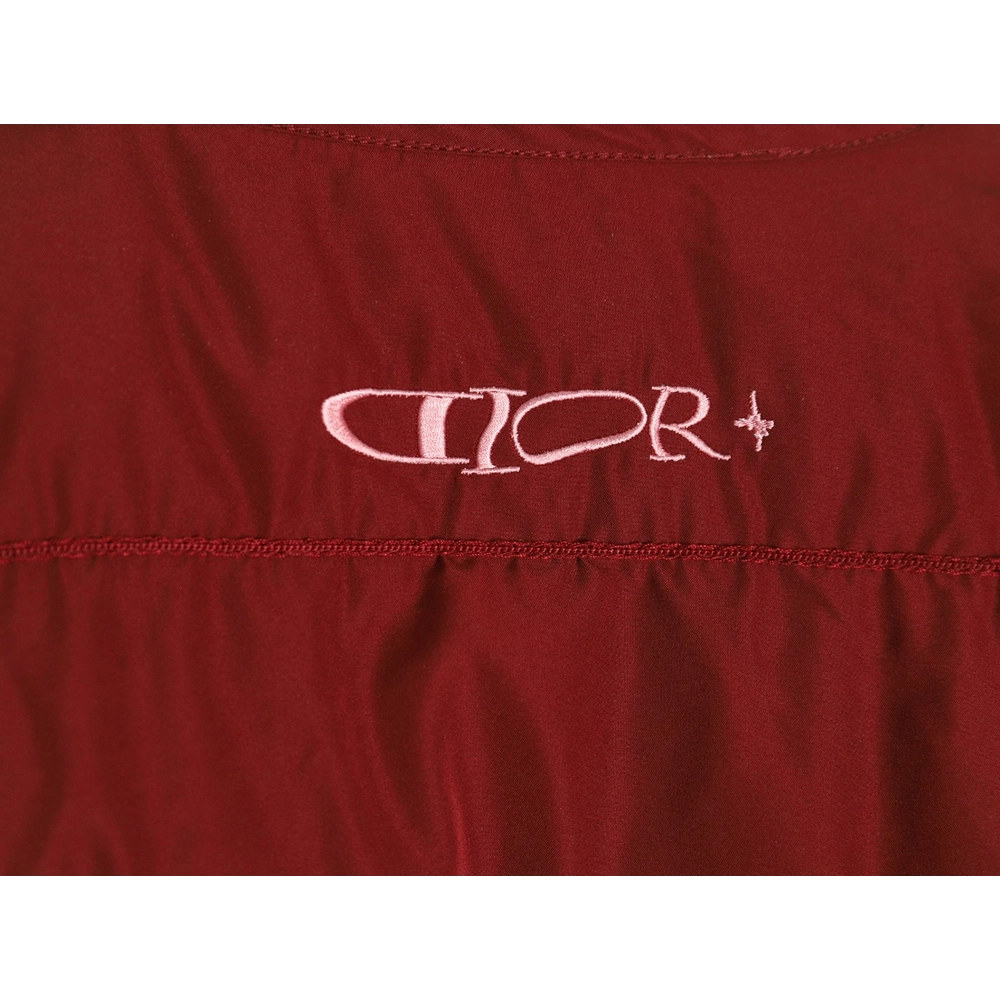 Dior embroidered removable sleeve cotton jacket,Dior