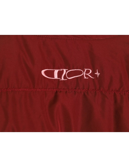 Dior embroidered removable sleeve cotton jacket,Dior