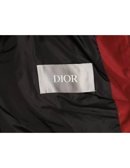 Dior embroidered removable sleeve cotton jacket,Dior