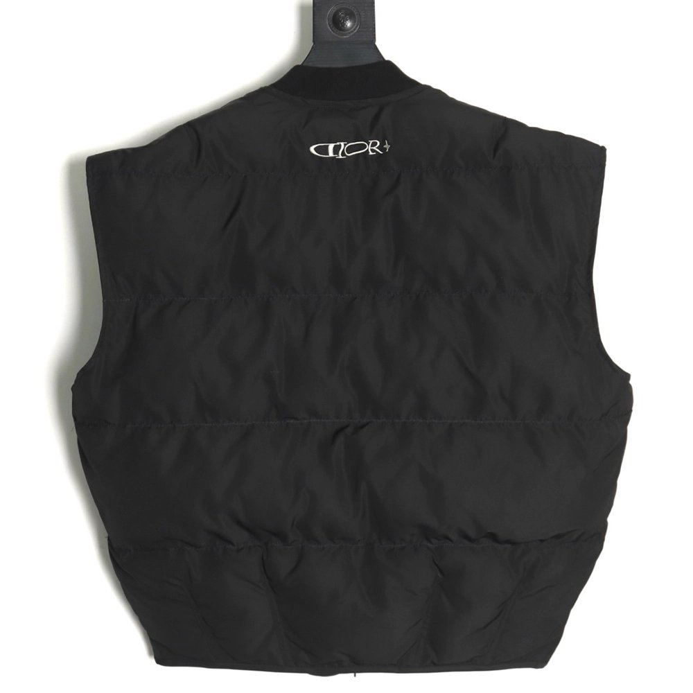 Dior embroidered removable sleeve cotton jacket TSK1,Dior