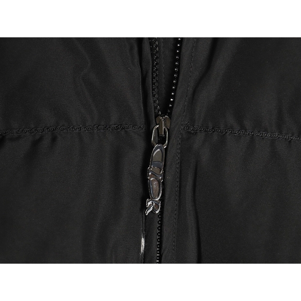 Dior embroidered removable sleeve cotton jacket TSK1,Dior