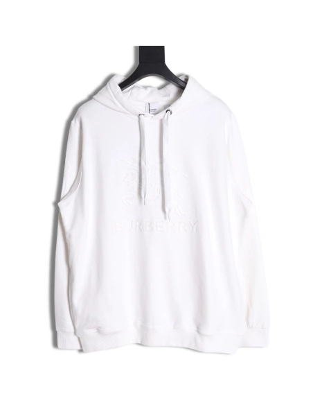 Burberry Towel Embroidered War Horse Hooded Sweatshirt,Burberry