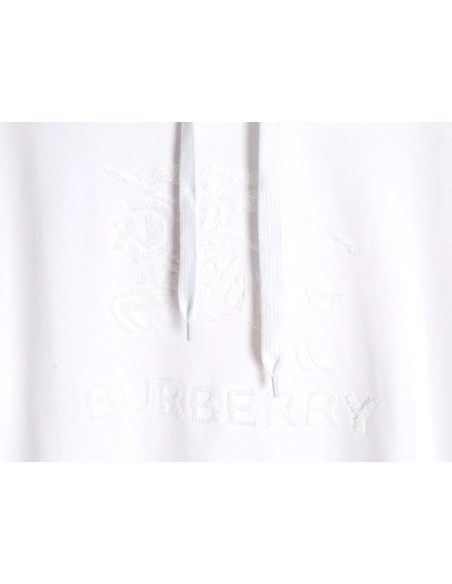 Burberry Towel Embroidered War Horse Hooded Sweatshirt,Burberry
