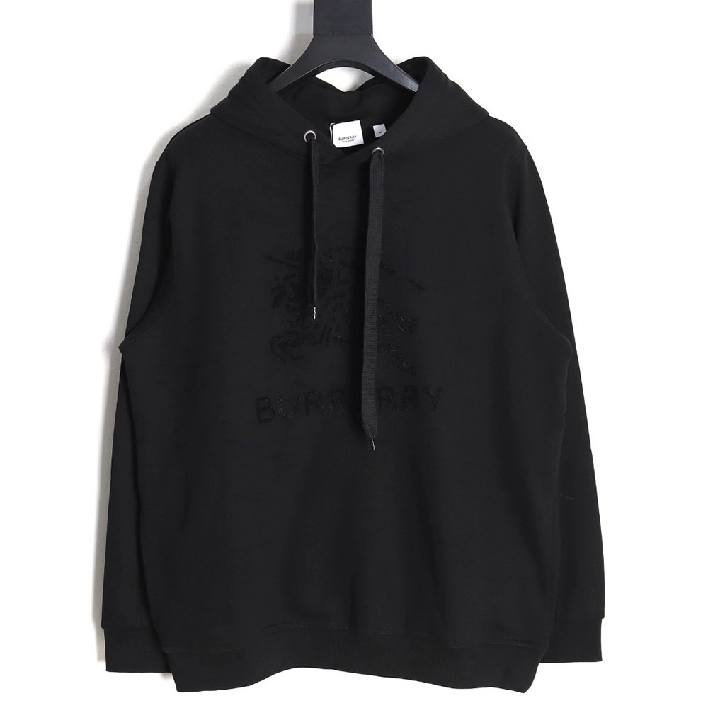 Burberry Towel Embroidered War Horse Hooded Sweatshirt TSK2,Burberry