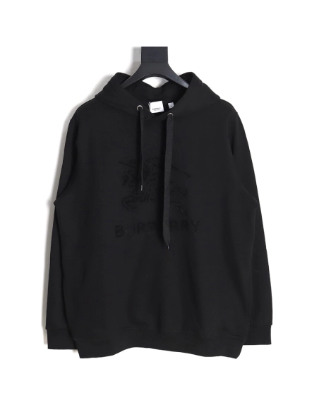 Burberry Towel Embroidered War Horse Hooded Sweatshirt TSK2,Burberry