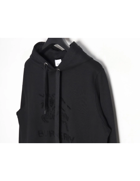 Burberry Towel Embroidered War Horse Hooded Sweatshirt TSK2,Burberry
