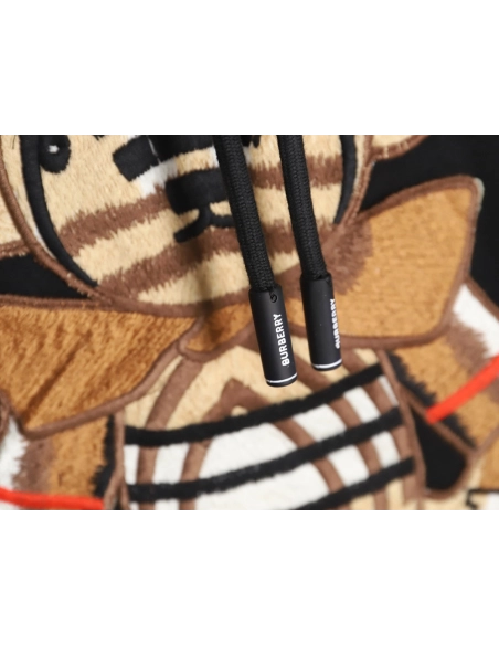 Burberry embroidered teddy bear hooded sweatshirt TSK1,Burberry