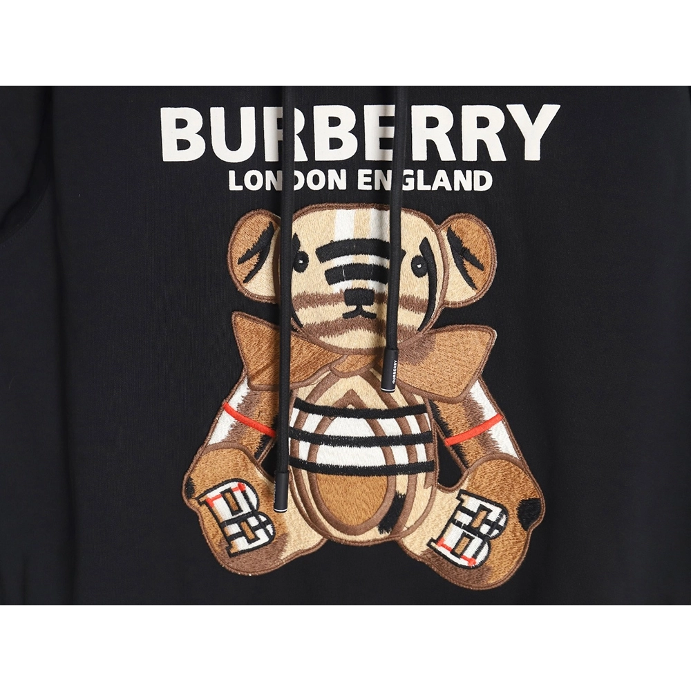 Burberry embroidered teddy bear hooded sweatshirt TSK1,Burberry