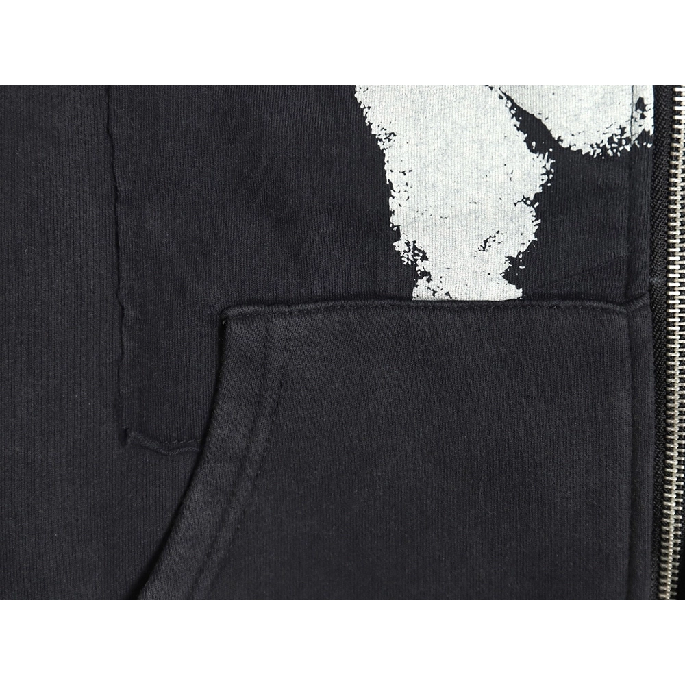 ENFANTS RICHES D¨¦PRIM¨¦S patchwork printed zip-up cardigan Sweatshirt,ENFANTS RICHES DEPRIMES