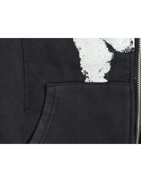 ENFANTS RICHES D¨¦PRIM¨¦S patchwork printed zip-up cardigan Sweatshirt,ENFANTS RICHES DEPRIMES