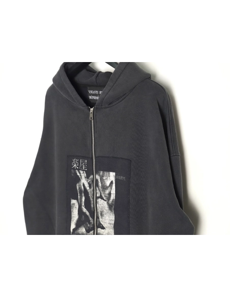 ENFANTS RICHES D¨¦PRIM¨¦S patchwork printed zip-up cardigan Sweatshirt TSK1,ENFANTS RICHES DEPRIMES