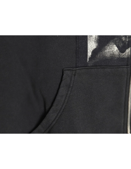 ENFANTS RICHES D¨¦PRIM¨¦S patchwork printed zip-up cardigan Sweatshirt TSK1,ENFANTS RICHES DEPRIMES