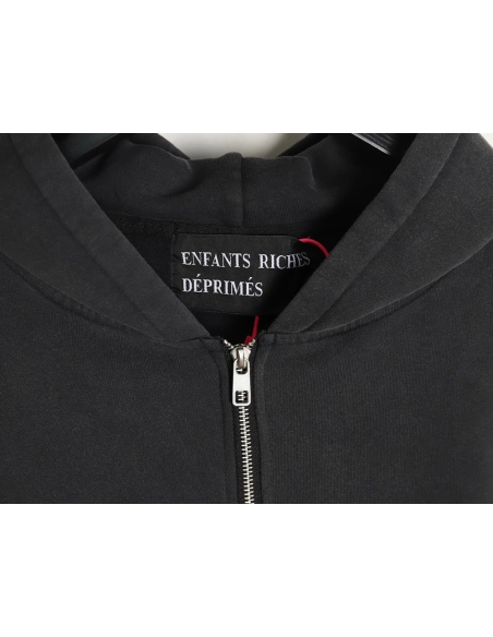 ENFANTS RICHES D¨¦PRIM¨¦S patchwork printed zip-up cardigan Sweatshirt TSK1,ENFANTS RICHES DEPRIMES