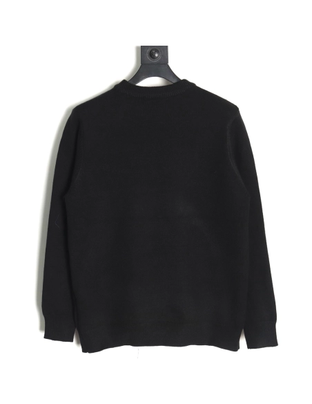 Louis Vuitton flocked logo crewneck sweater TSK1,Louis Vuitton
