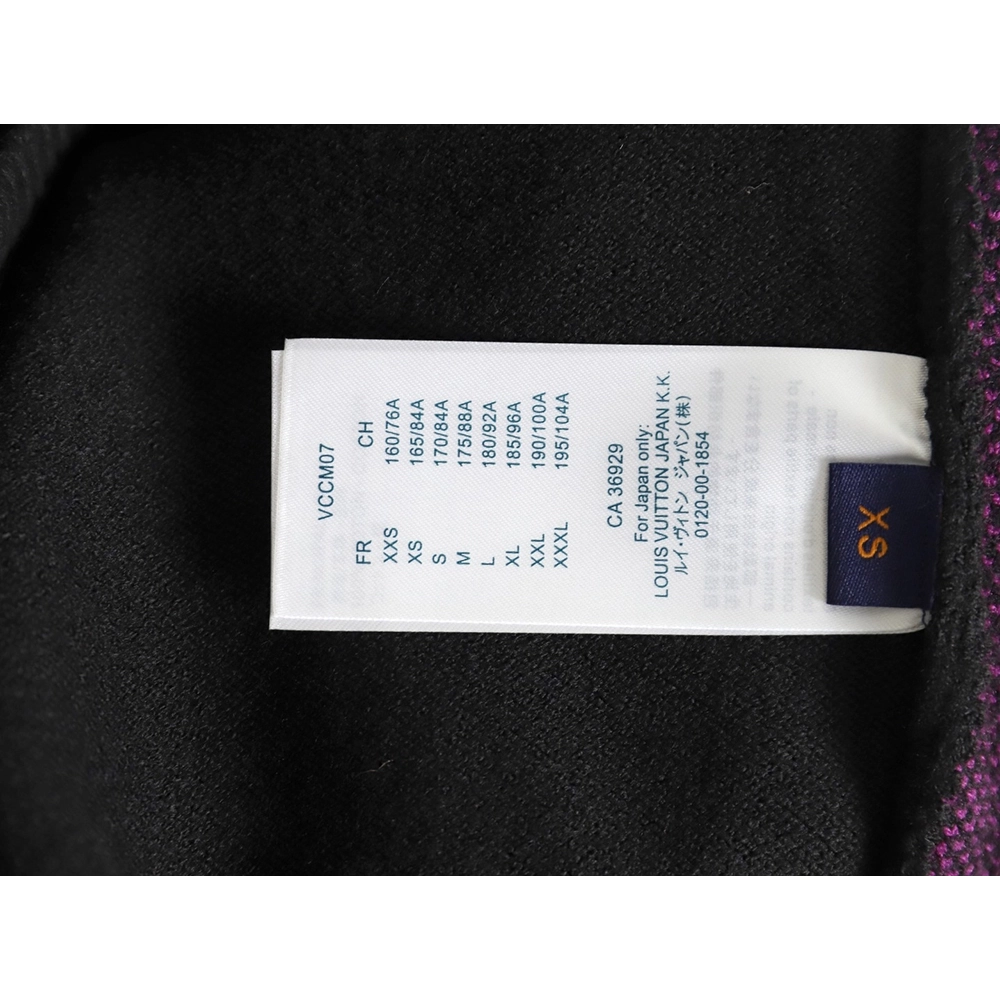 Louis Vuitton flocked logo crewneck sweater TSK1,Louis Vuitton