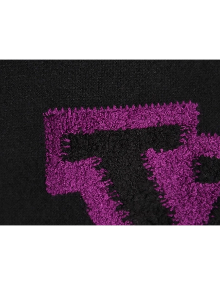 Louis Vuitton flocked logo crewneck sweater TSK1,Louis Vuitton