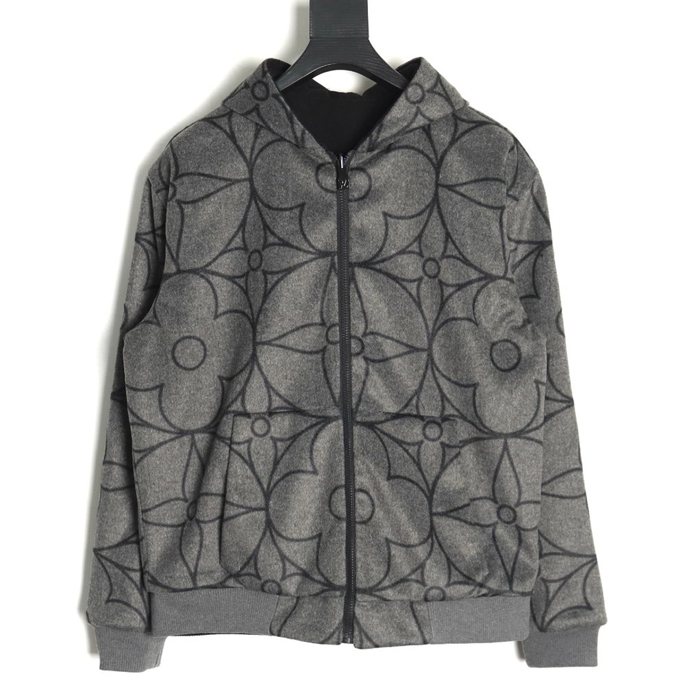 Louis Vuitton all over printed jacquard reversible jacket,Louis Vuitton