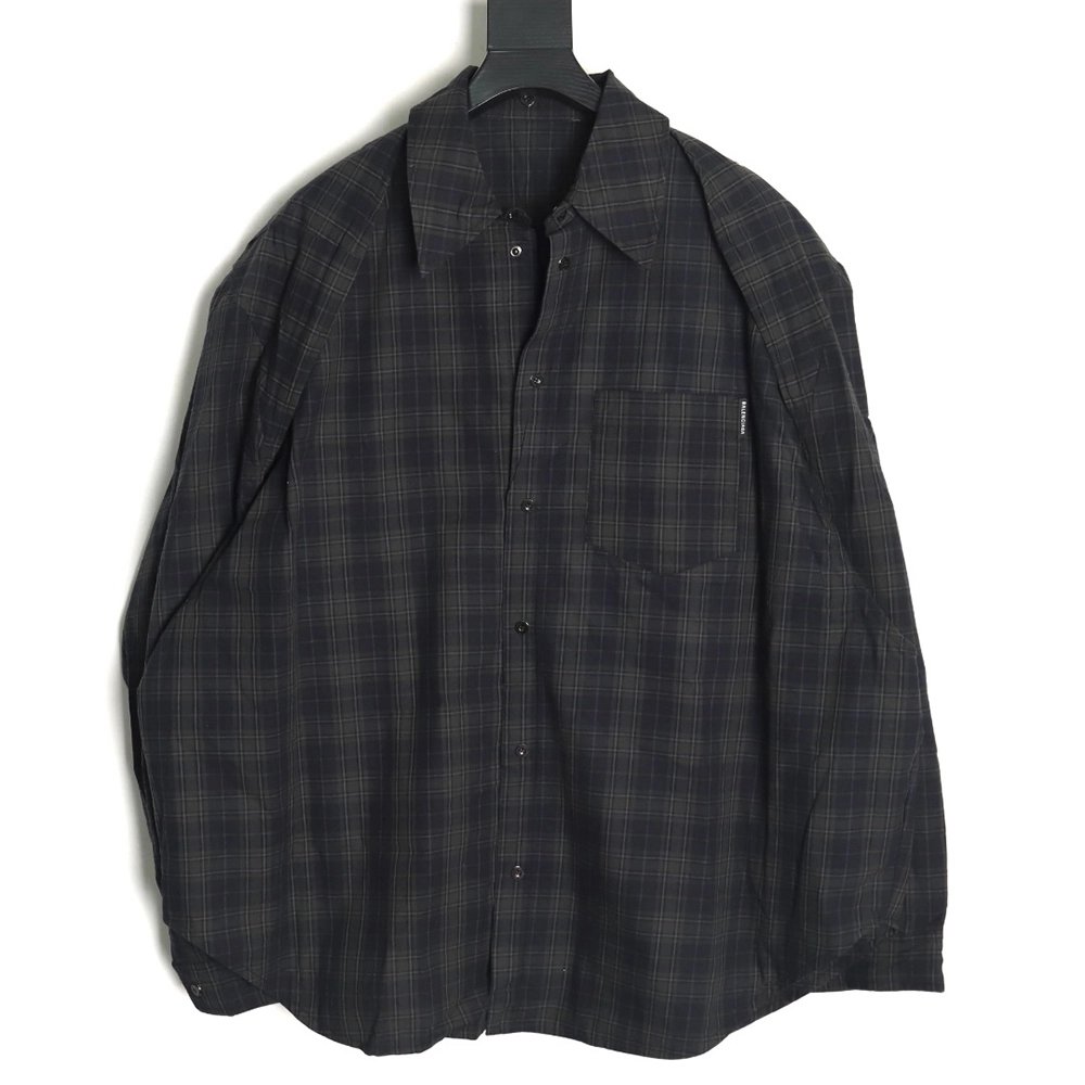Balenciaga Oversized Deconstructed Two-Piece Shirt Jacket,Balenciaga
