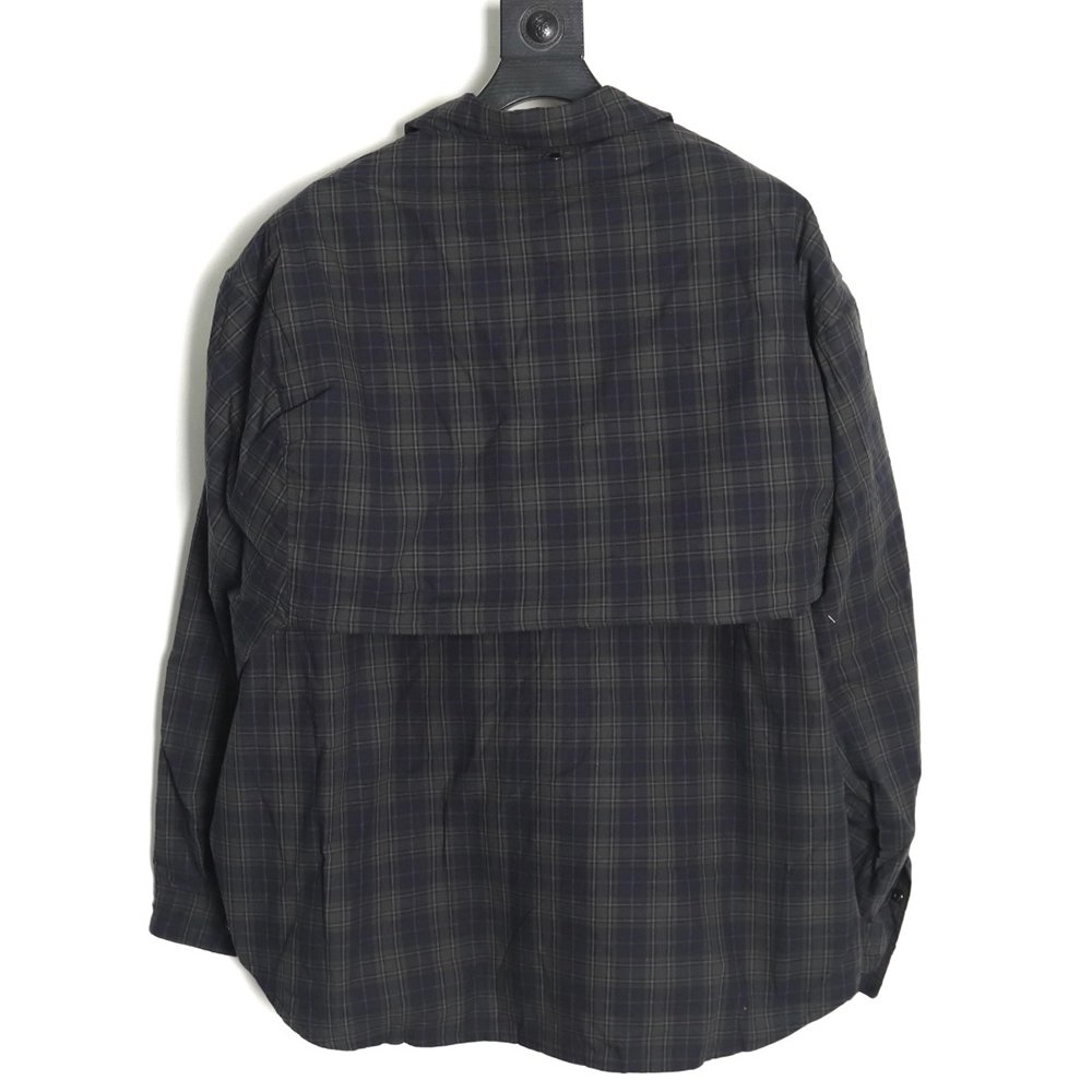 Balenciaga Oversized Deconstructed Two-Piece Shirt Jacket,Balenciaga