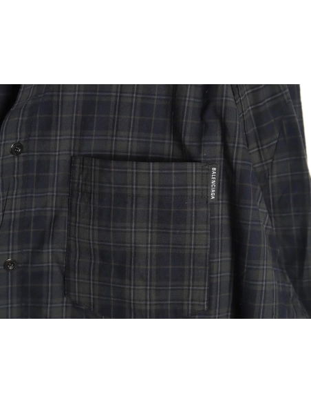 Balenciaga Oversized Deconstructed Two-Piece Shirt Jacket,Balenciaga