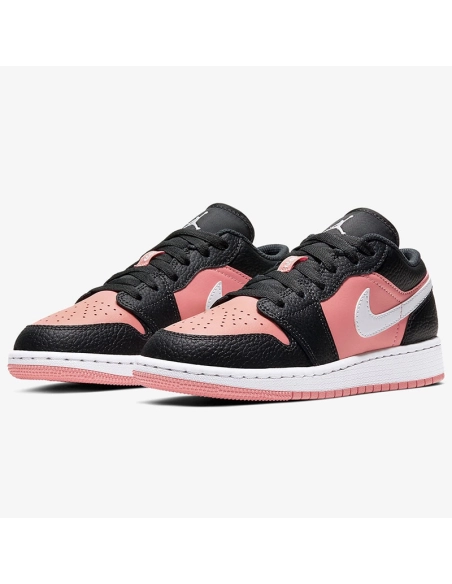 AIR JORDAN 1 LOW GS PINK QUARTZ 554723 016,AIR JORDAN 1 LOW,Air Jordan