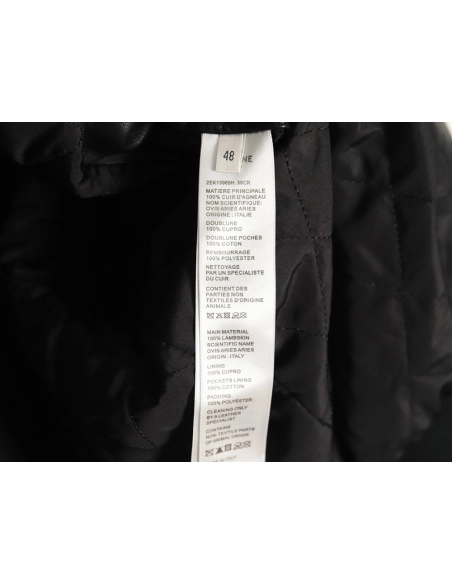 Celine paneled cotton leather jacket,Celine