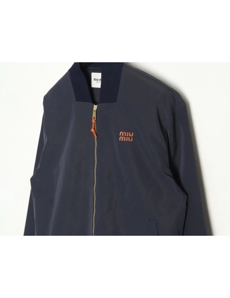 Miu Miu Panama cotton blend bomber jacket,Miu Miu