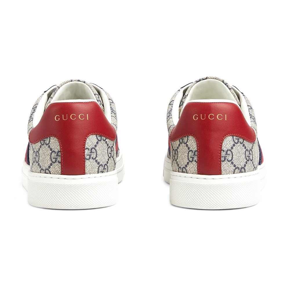 GUCCI ACE SNEAKER WITH WEB,GUCCI SHOES