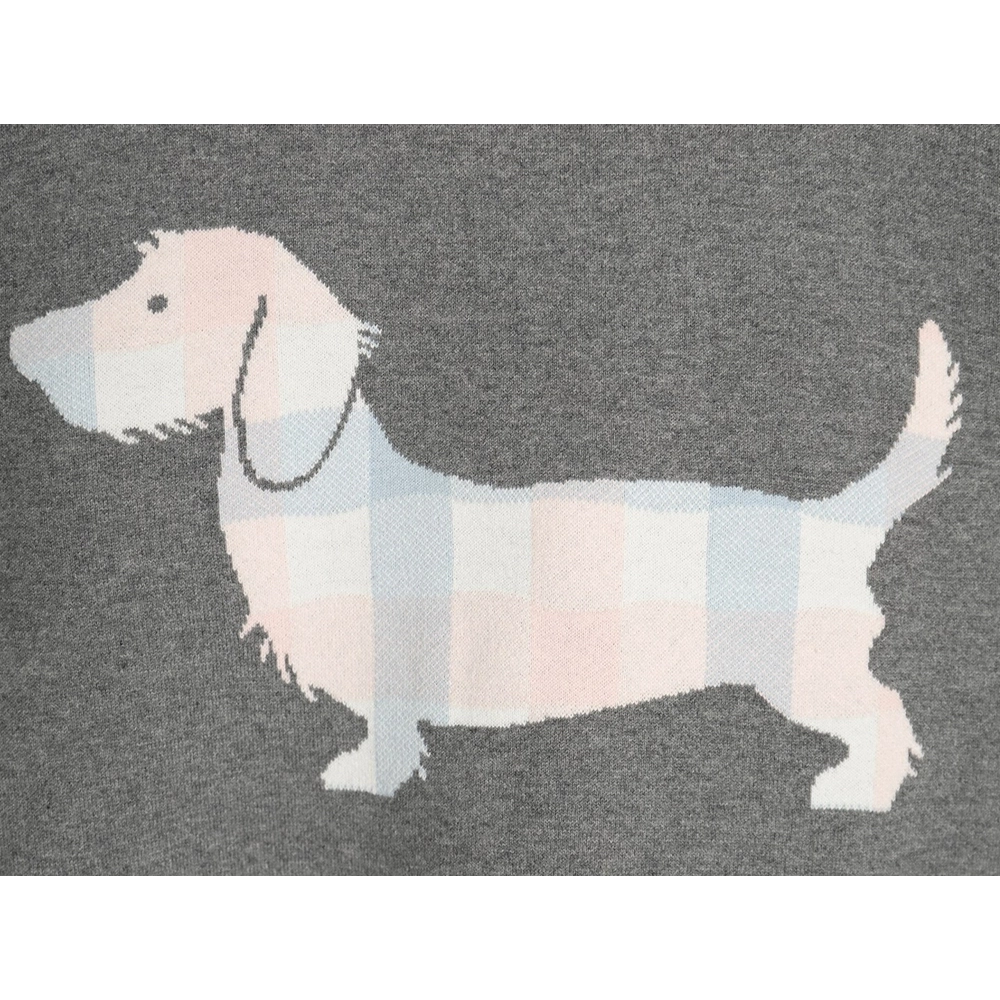 Thom Browne Limited Edition Puppy Crew Neck Sweater,Thom Browne Sweatshirt,Sweatshirt,,Low Price High quality,Free Shipping to F