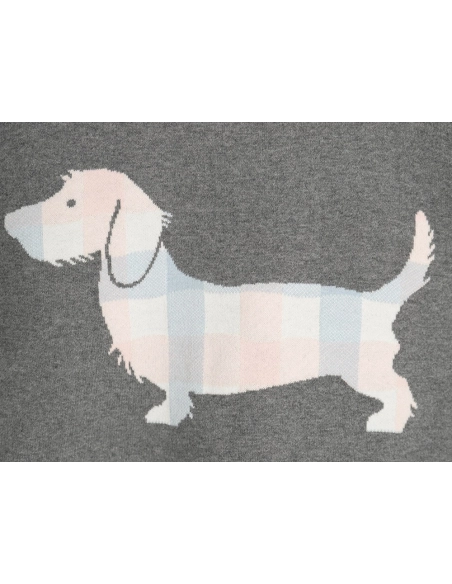 Thom Browne Limited Edition Puppy Crew Neck Sweater,Thom Browne Sweatshirt,Sweatshirt,,Low Price High quality,Free Shipping to F