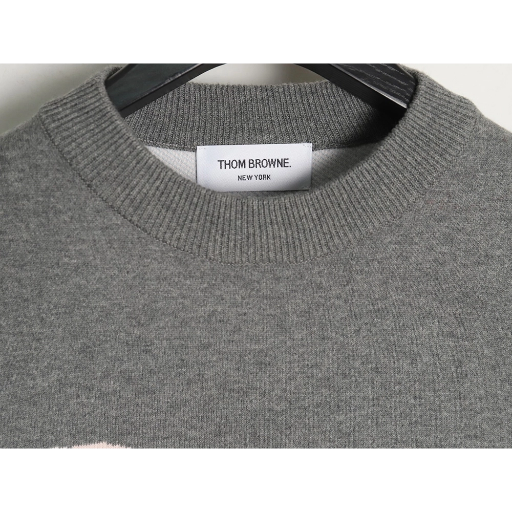 Thom Browne Limited Edition Puppy Crew Neck Sweater,Thom Browne Sweatshirt,Sweatshirt,,Low Price High quality,Free Shipping to F