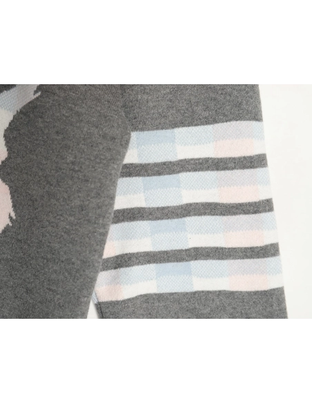 Thom Browne Limited Edition Puppy Crew Neck Sweater,Thom Browne Sweatshirt,Sweatshirt,,Low Price High quality,Free Shipping to F