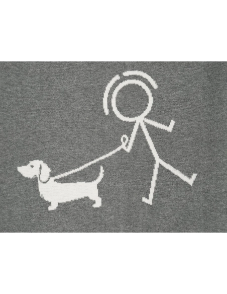 Thom Browne Dog Walking Cardigan,Thom Browne Sweatshirt,Sweatshirt,,Low Price High quality,Free Shipping to France