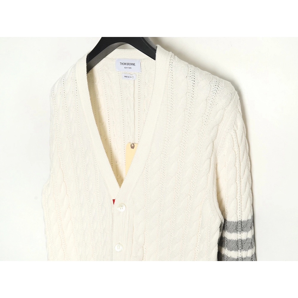 Thom Browne fourstrip cable cardigan,Thom Browne Sweatshirt,Sweatshirt,,Low Price High quality,Free Shipping to France