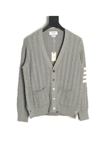 Thom Browne fourstrip cable cardigan,Thom Browne Sweatshirt,Sweatshirt,,Low Price High quality,Free Shipping to France
