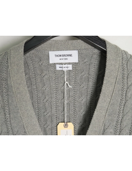 Thom Browne fourstrip cable cardigan,Thom Browne Sweatshirt,Sweatshirt,,Low Price High quality,Free Shipping to France