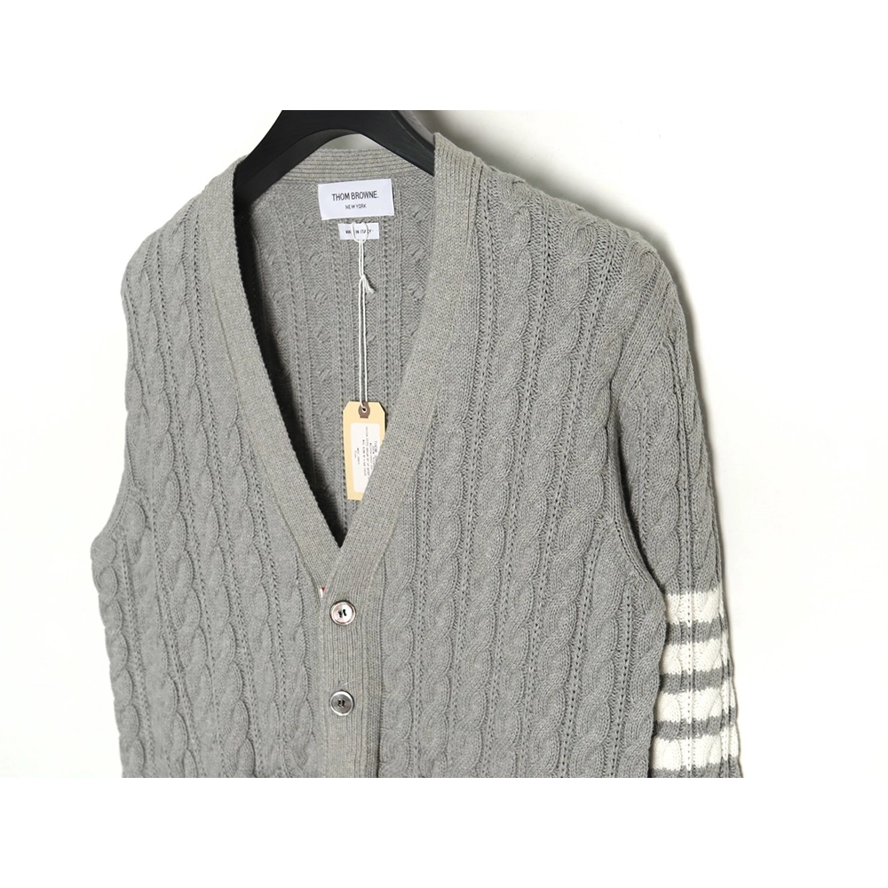 Thom Browne fourstrip cable cardigan,Thom Browne Sweatshirt,Sweatshirt,,Low Price High quality,Free Shipping to France