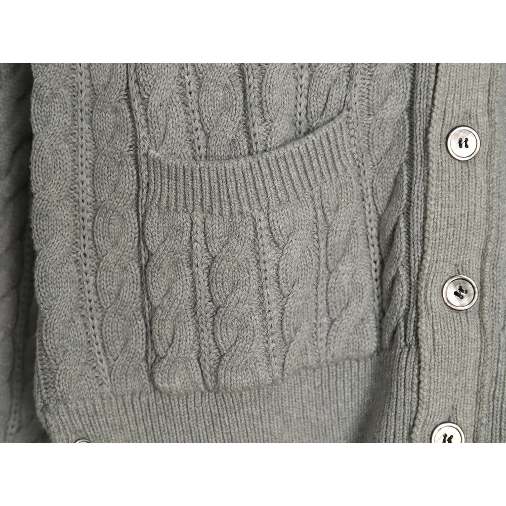 Thom Browne fourstrip cable cardigan,Thom Browne Sweatshirt,Sweatshirt,,Low Price High quality,Free Shipping to France