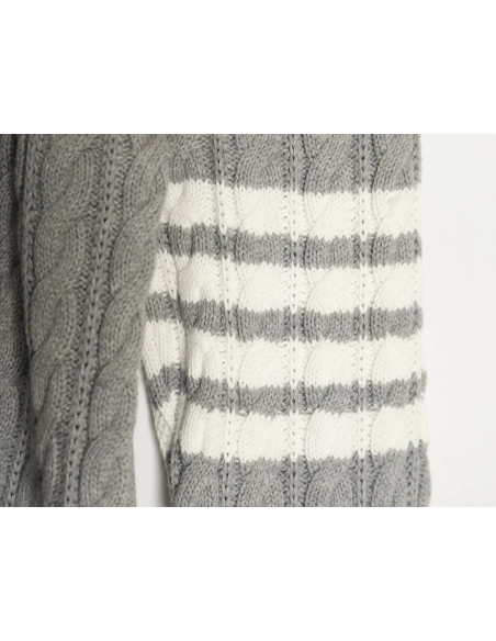 Thom Browne fourstrip cable cardigan,Thom Browne Sweatshirt,Sweatshirt,,Low Price High quality,Free Shipping to France