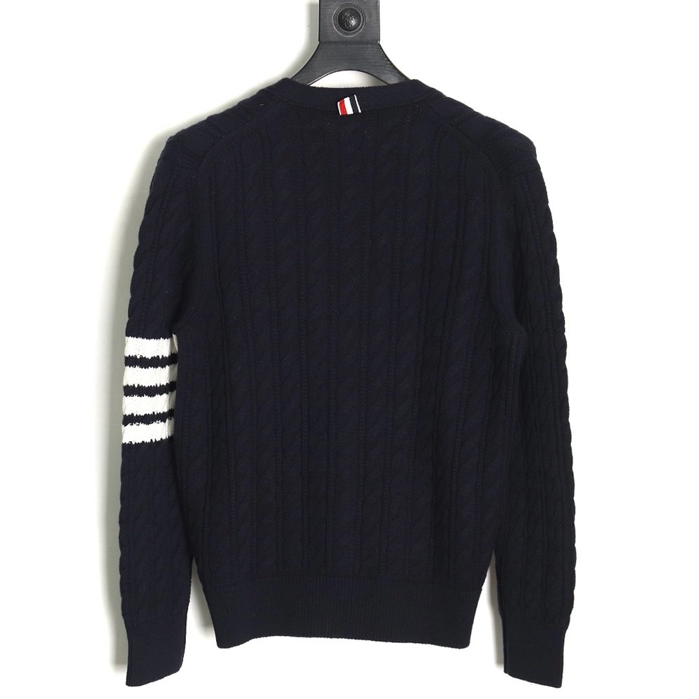 Thom Browne fourstrip cable cardigan,Thom Browne Sweatshirt,Sweatshirt,,Low Price High quality,Free Shipping to France