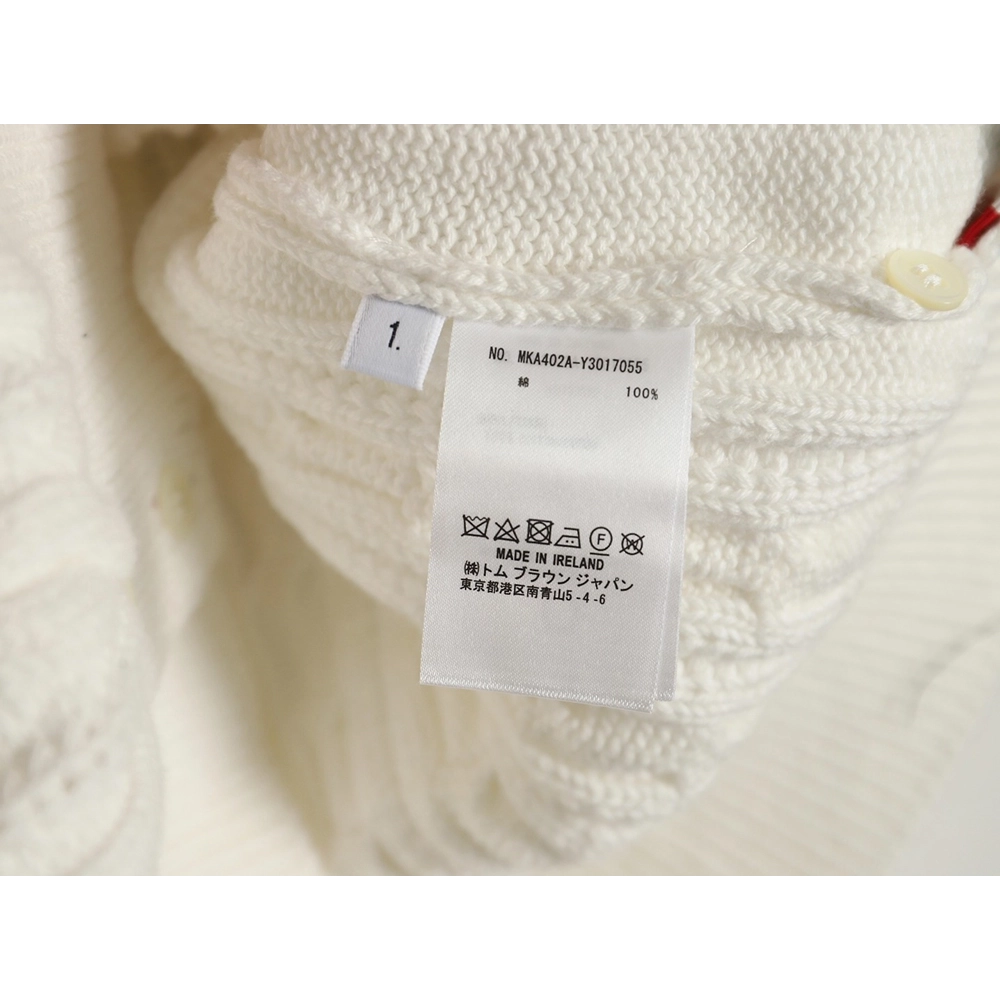 Thom Browne FourStrip Cable Crewneck Sweater,Thom Browne Sweatshirt,Sweatshirt,,Low Price High quality,Free Shipping to France