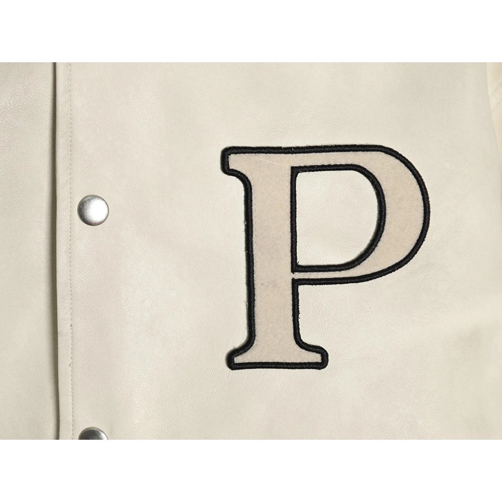 Prada P logo leather bomber jacket,Prada Jacket,Jacket,,Low Price High quality,Free Shipping to France