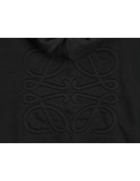 Loewe embossed back embossed large logo zipper hooded jacket,Loewe Jacket,Jacket,,Low Price High quality,Free Shipping to France