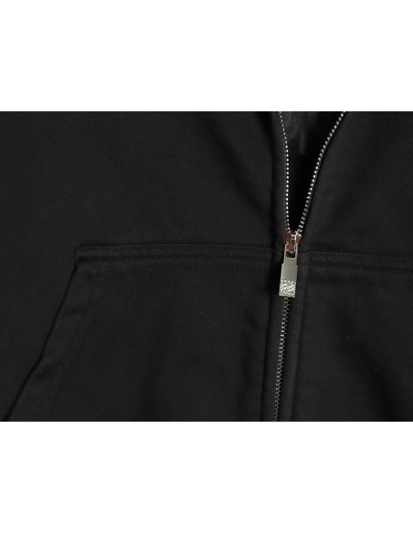 Loewe embossed back embossed large logo zipper hooded jacket,Loewe Jacket,Jacket,,Low Price High quality,Free Shipping to France