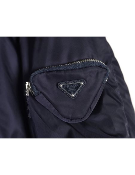 Prada sweaterlined cotton bomber jacket,Prada Jacket,Jacket,,Low Price High quality,Free Shipping to France
