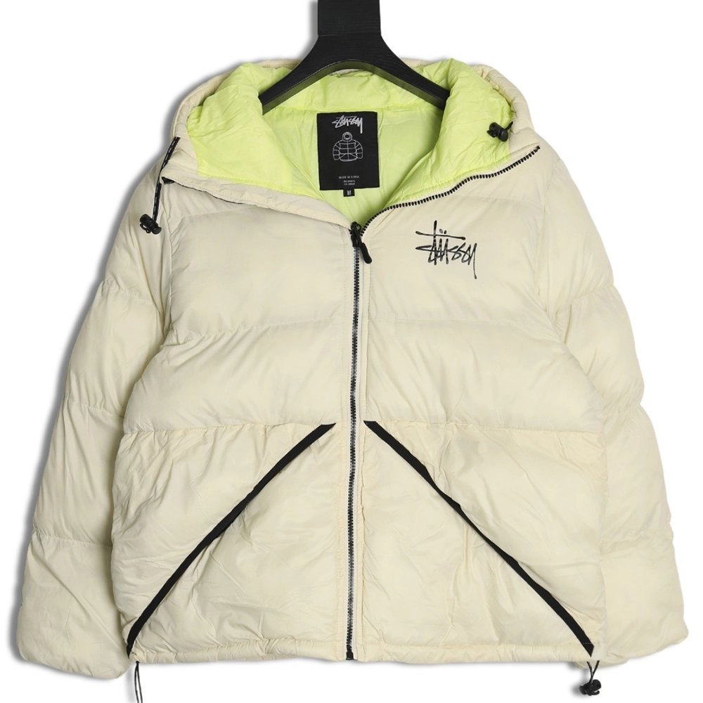 Stussy chest letter print bread cotton jacket,Stussy Jacket,Jacket,,Low Price High quality,Free Shipping to France